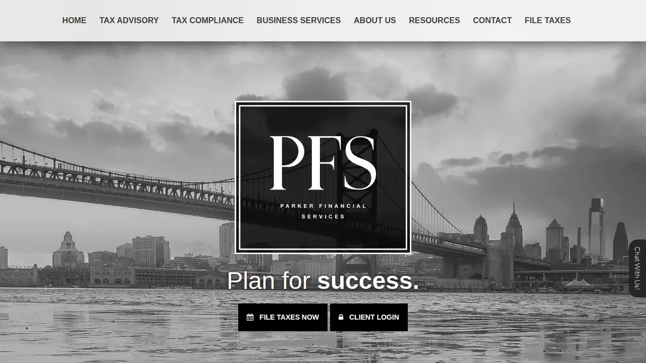 Parker Financial Services page