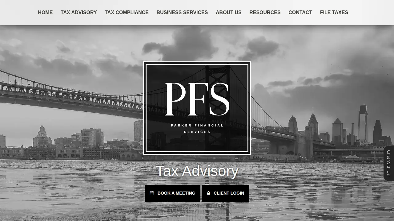 Parker Financial Services page