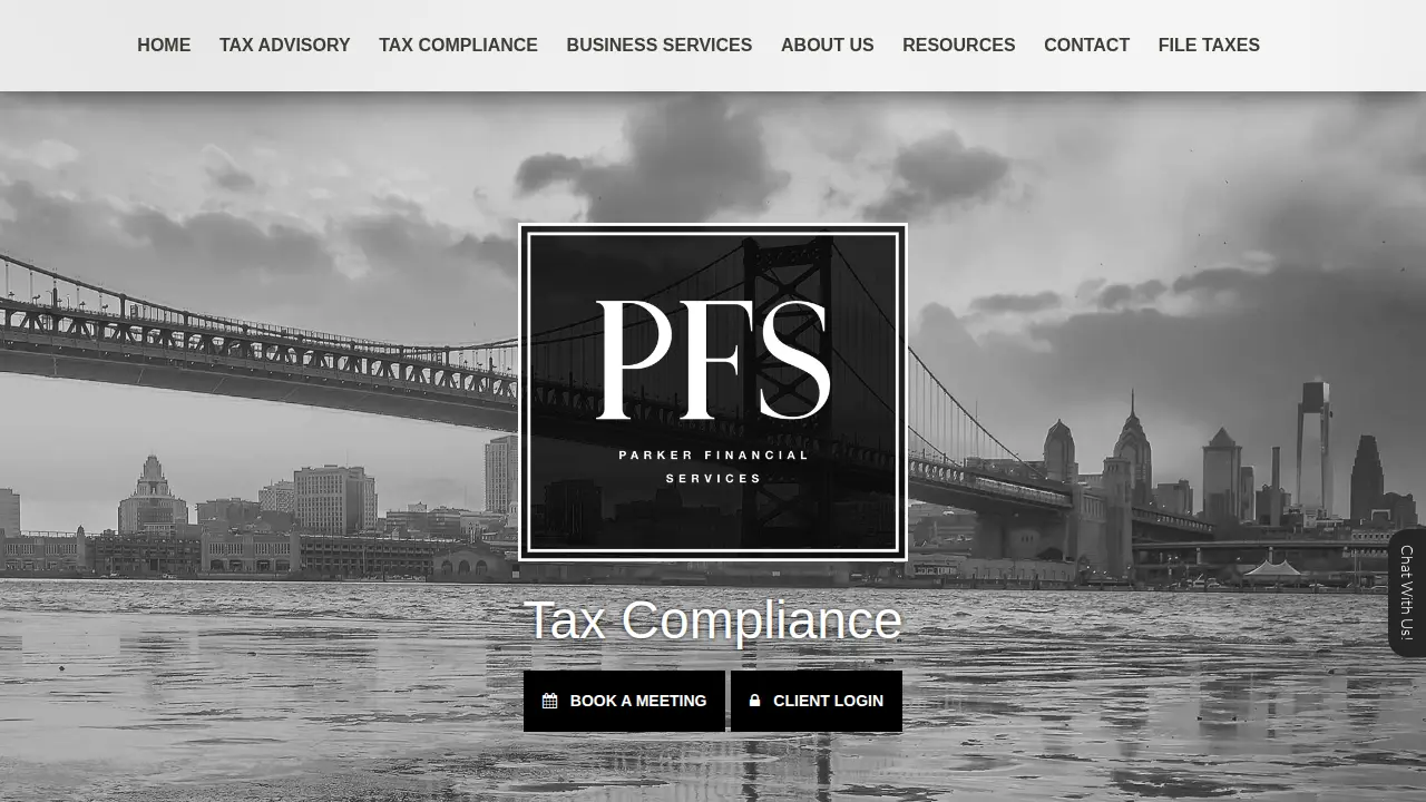 Parker Financial Services page
