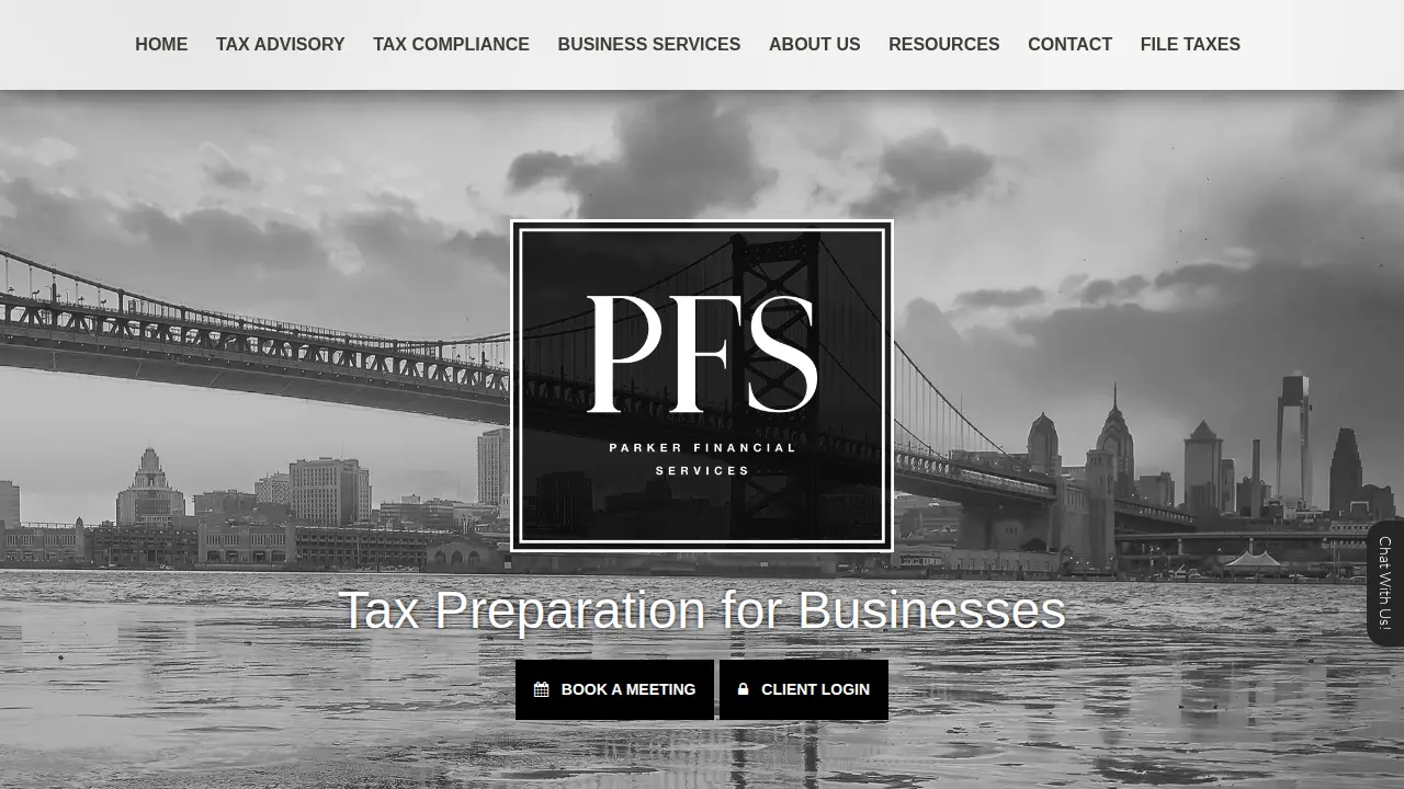 Parker Financial Services page