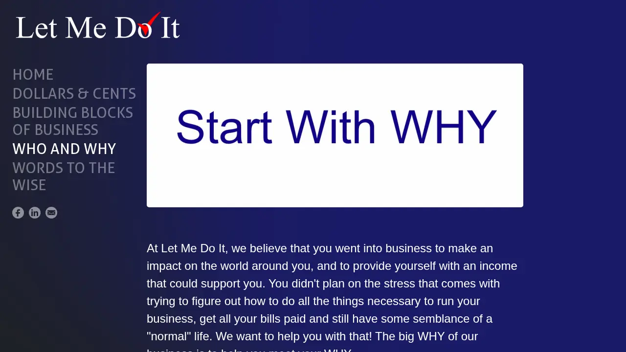 Let Me Do It page