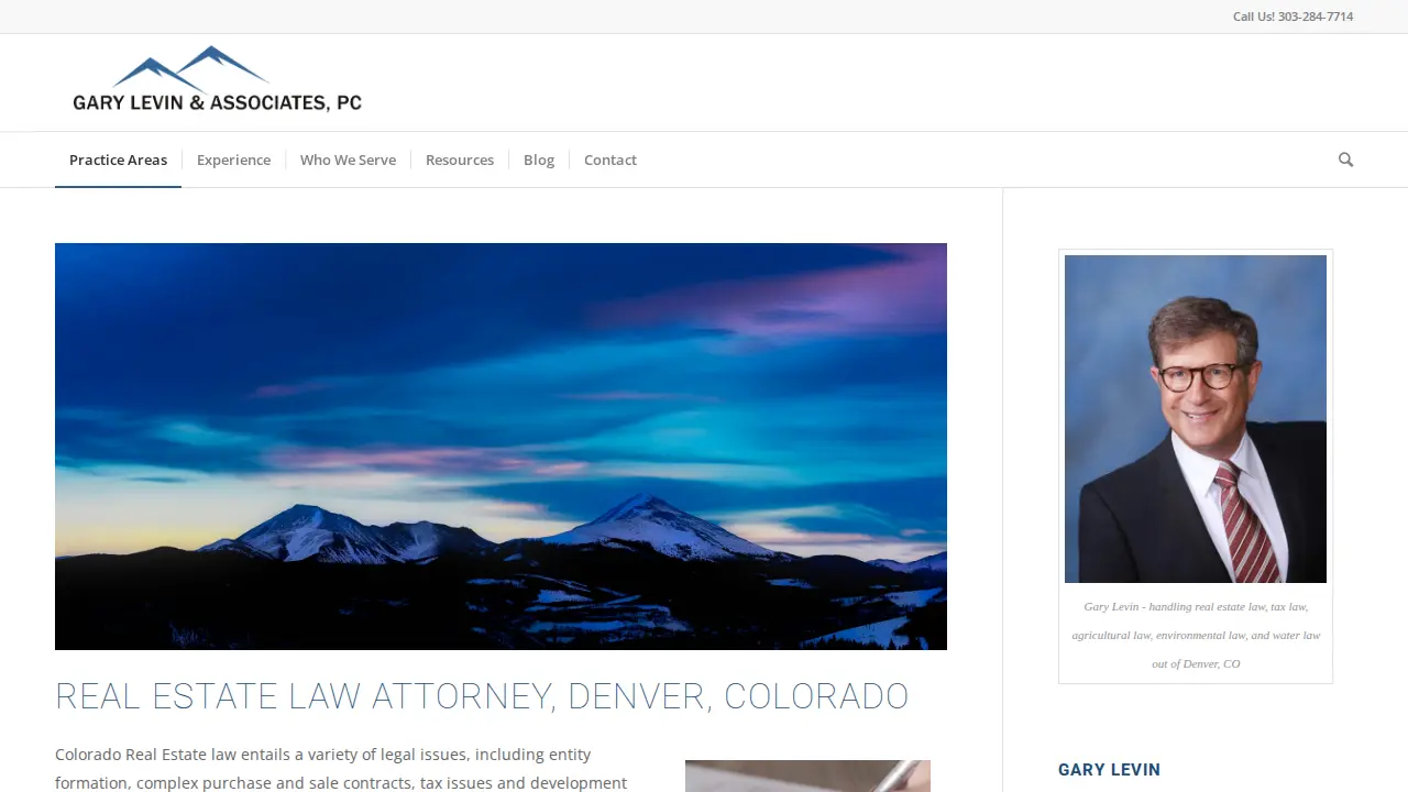 Gary Levin & Associates, PC page