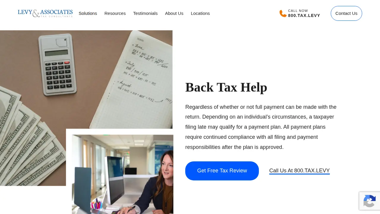 The Levy Group page