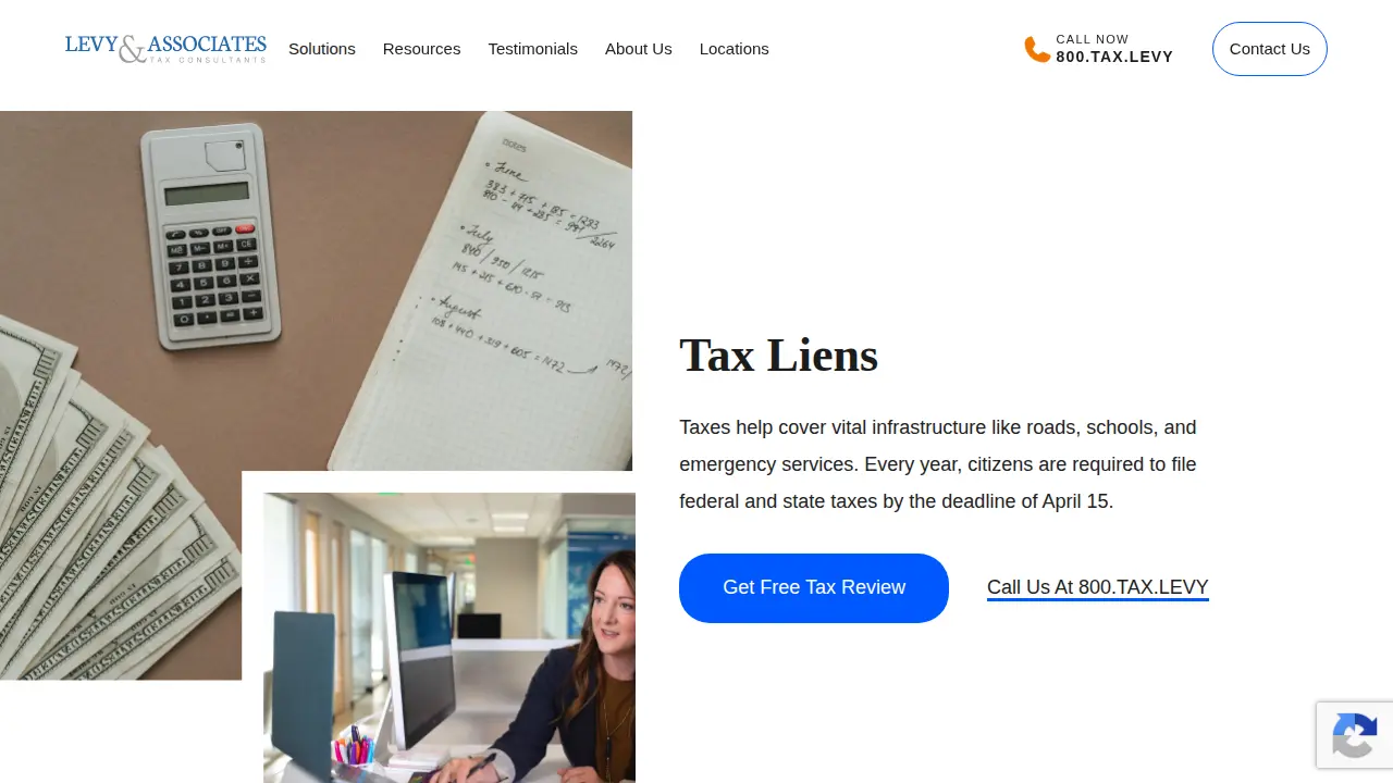 The Levy Group page