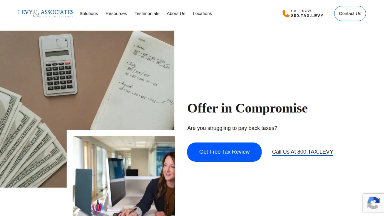 The Levy Group page
