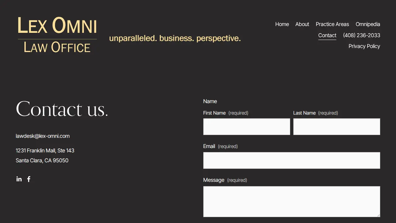 Lex Omni Law Office page