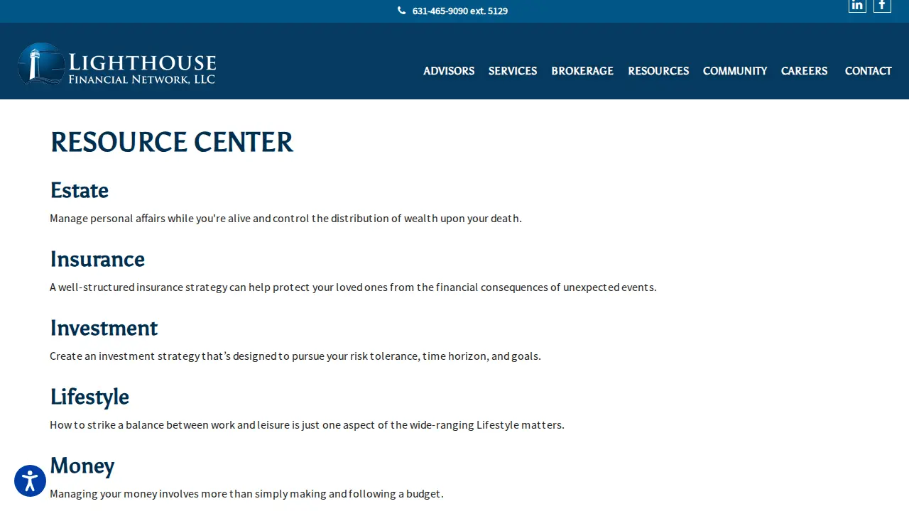Lighthouse Financial Network, LLC page
