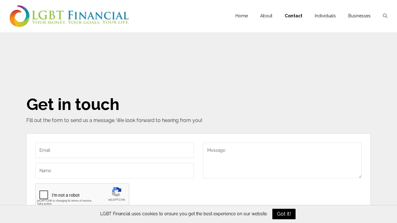 LGBT Financial page