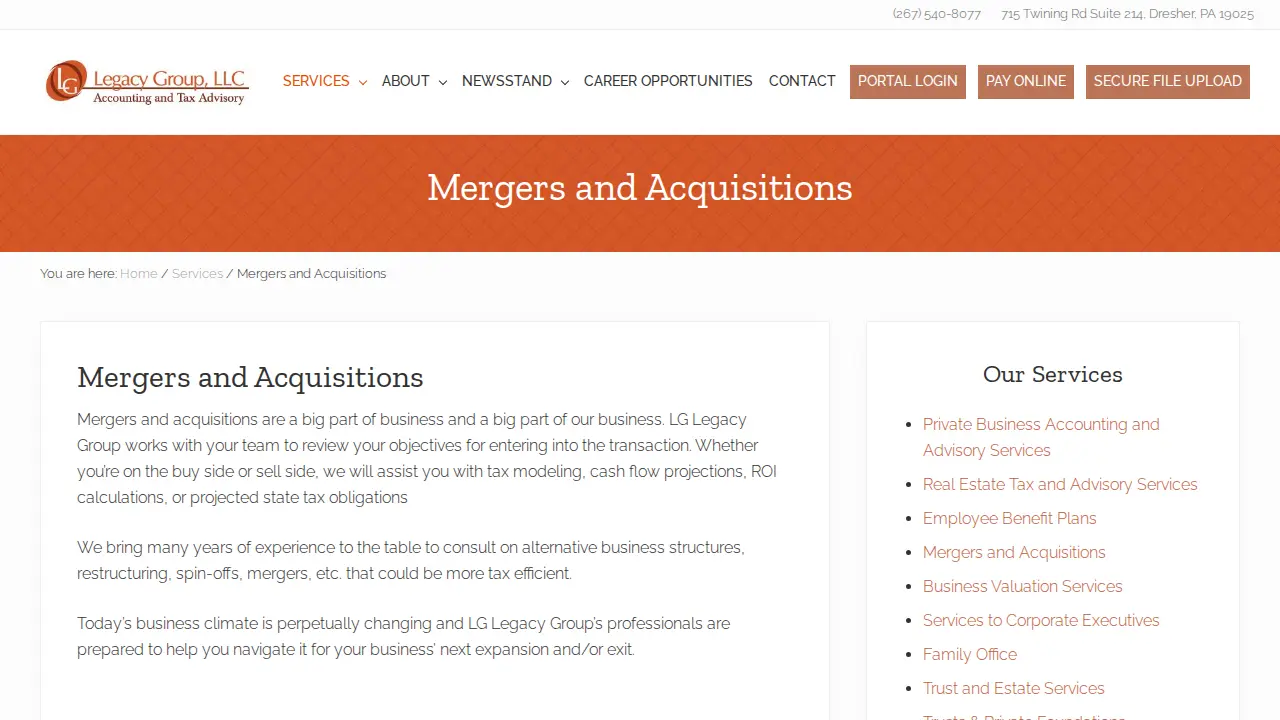 LG Legacy Group, LLC | Accountant CPA page