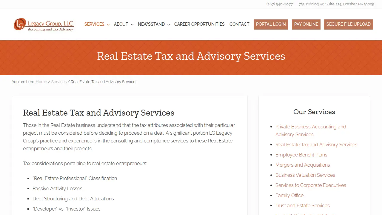 LG Legacy Group, LLC | Accountant CPA page