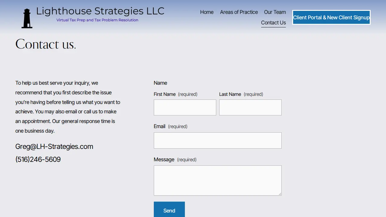 Lighthouse Strategies LLC page