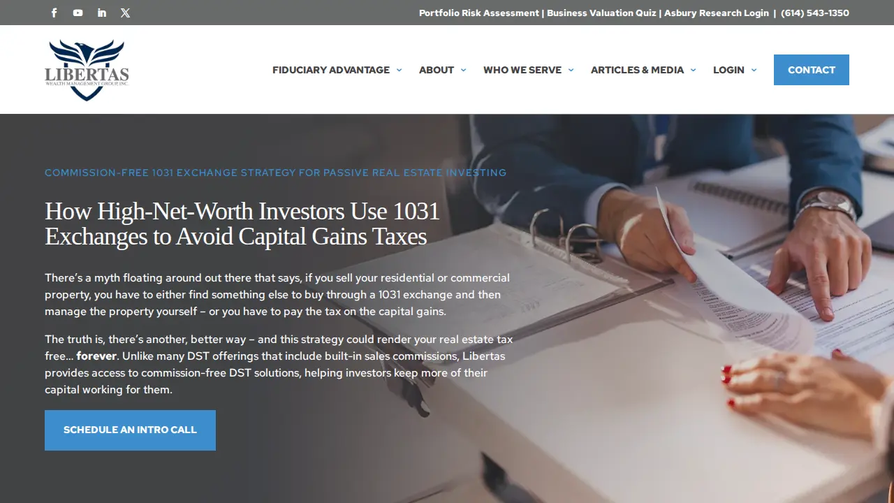 Libertas Wealth Management Group page