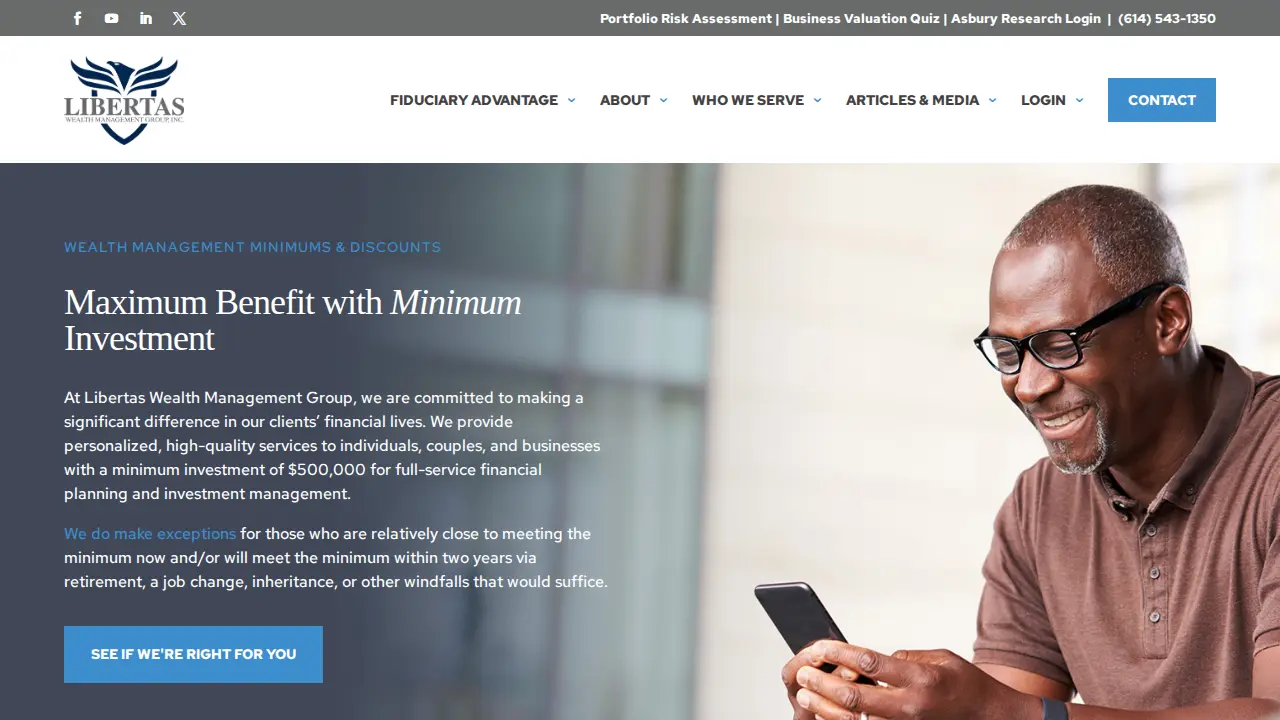Libertas Wealth Management Group page