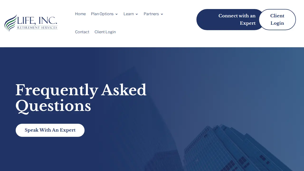 Life, Inc. Retirement Services page
