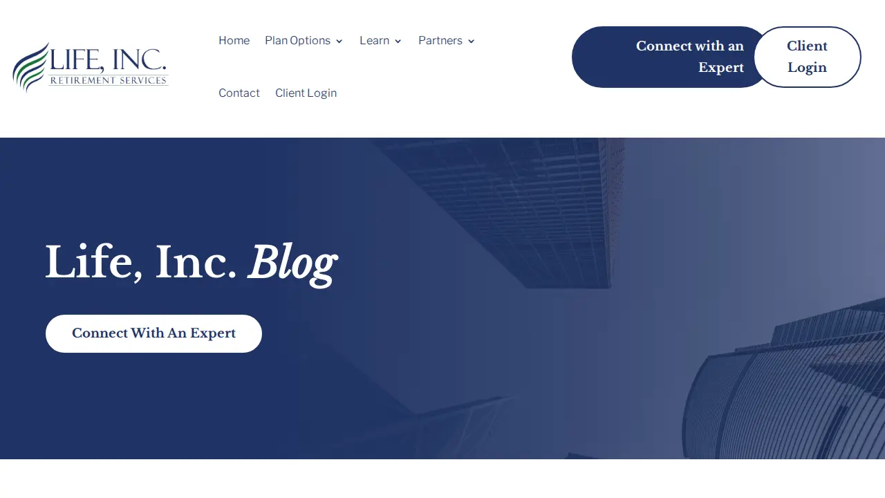 Life, Inc. Retirement Services page