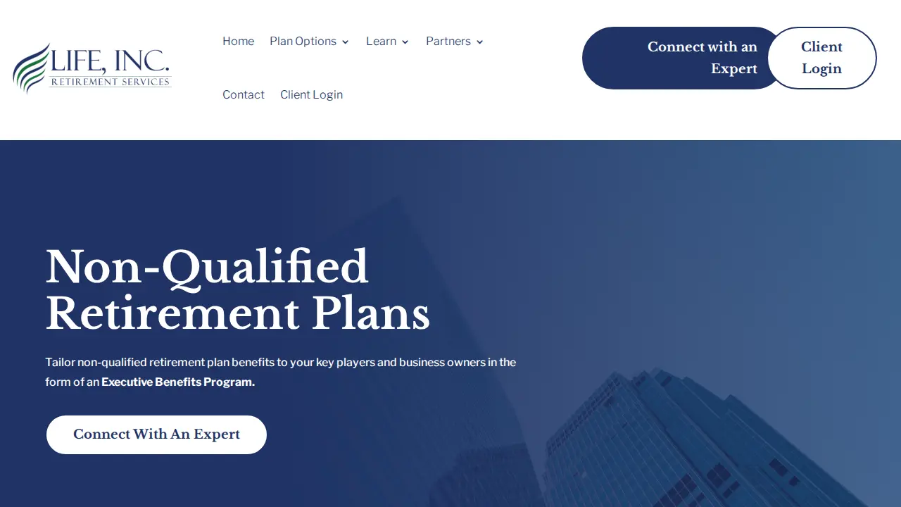 Life, Inc. Retirement Services page
