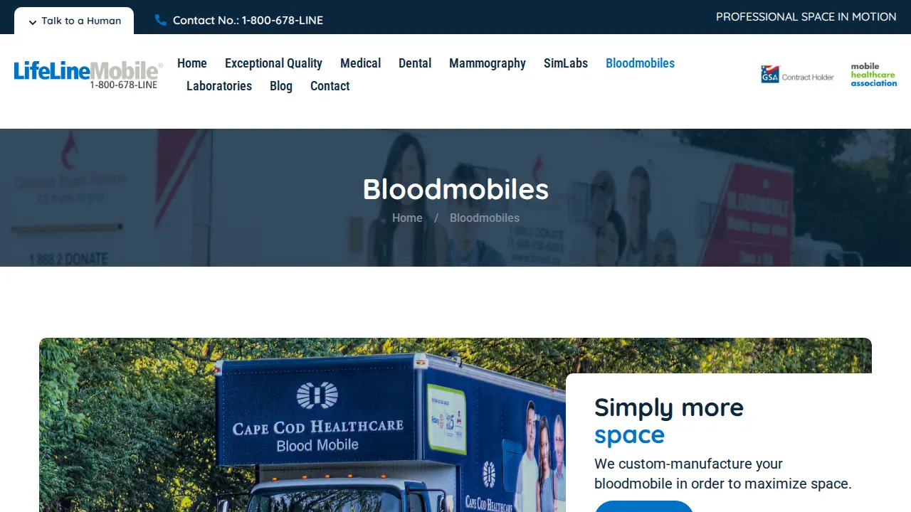LifeLine Mobile, Inc. page