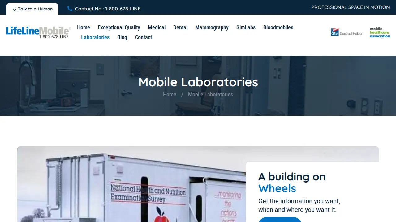 LifeLine Mobile, Inc. page