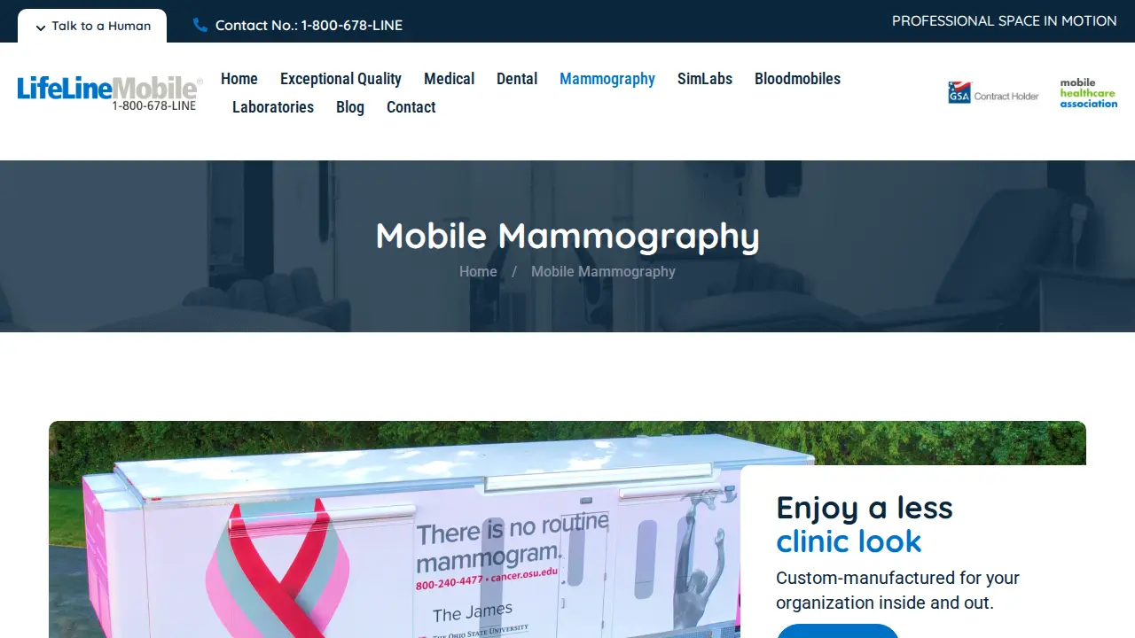 LifeLine Mobile, Inc. page