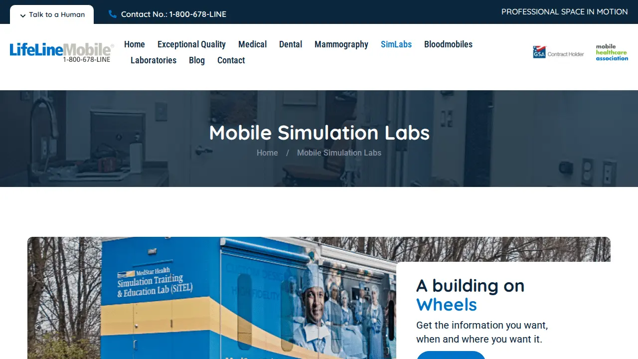 LifeLine Mobile, Inc. page