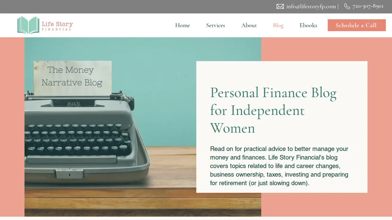 Life Story Financial LLC page