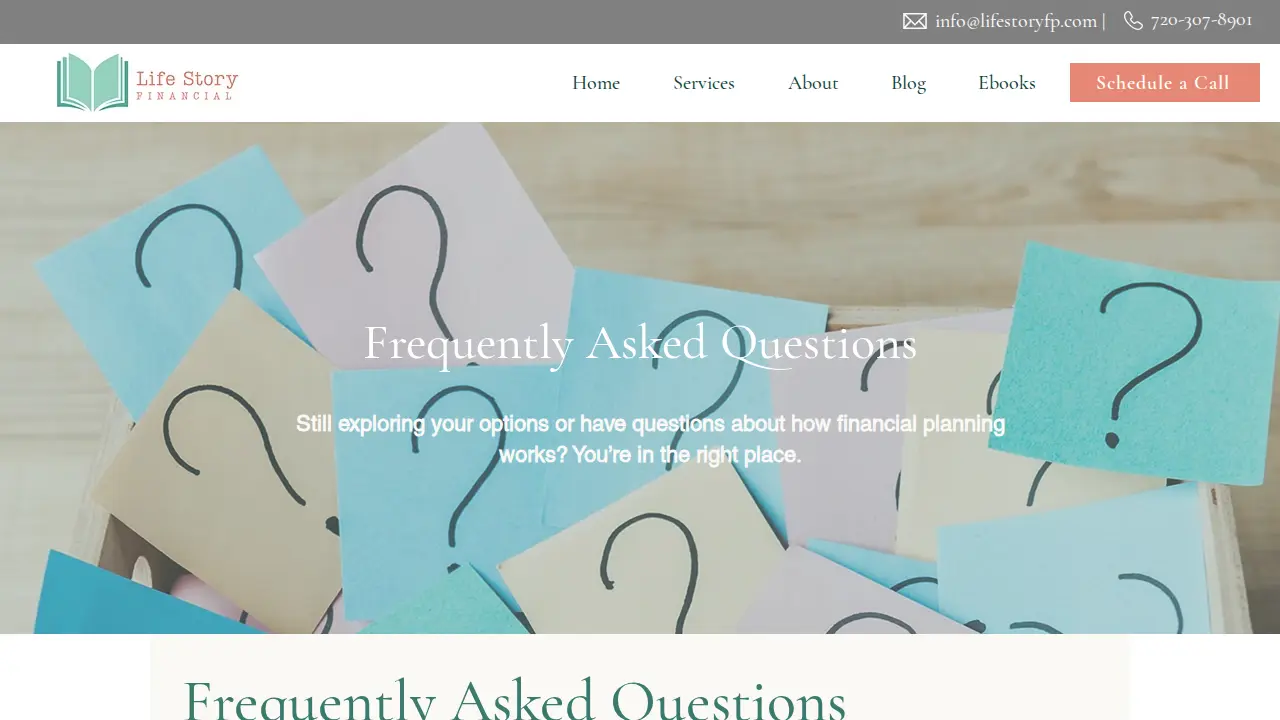 Life Story Financial LLC page