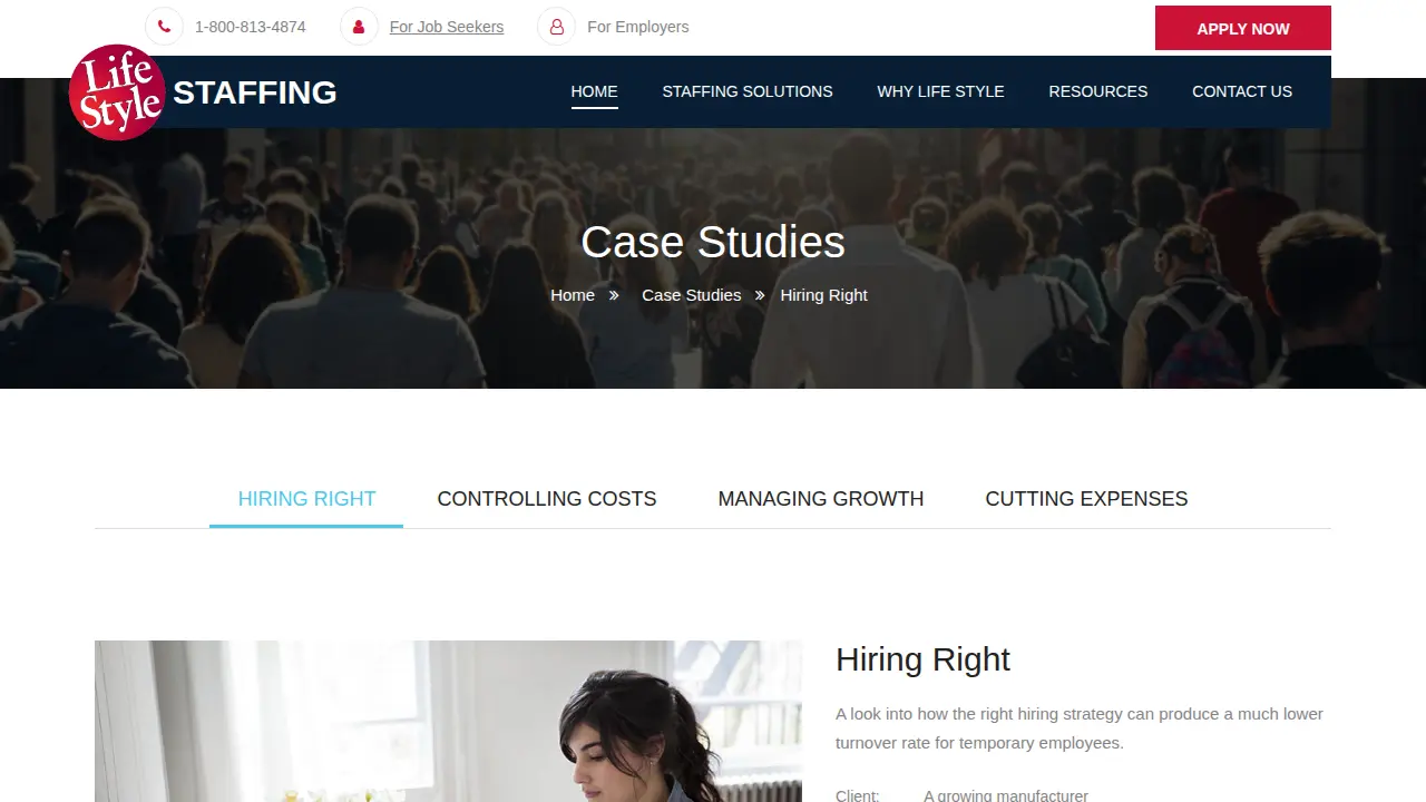Life Style Staffing - Grove City, Ohio page