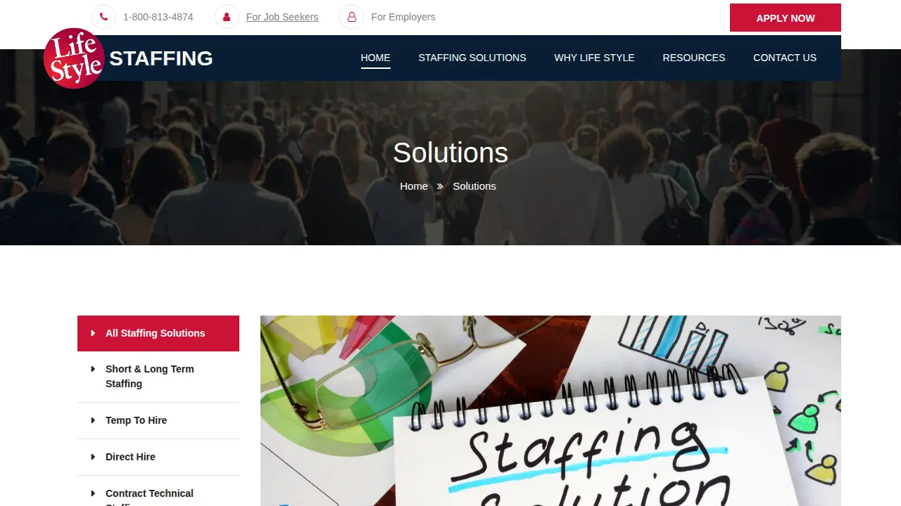 Life Style Staffing - Grove City, Ohio page