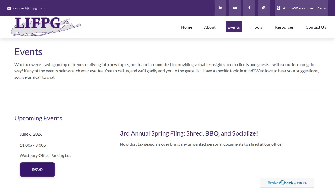 Long Island Financial Planning Group page