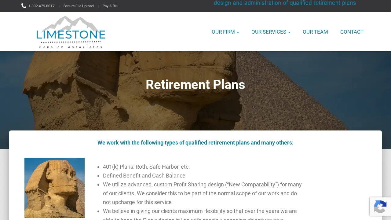 Limestone Pension Associates page