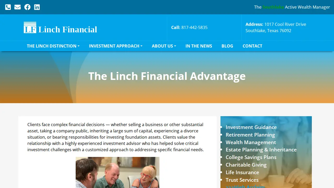 Linch Financial, LLC page