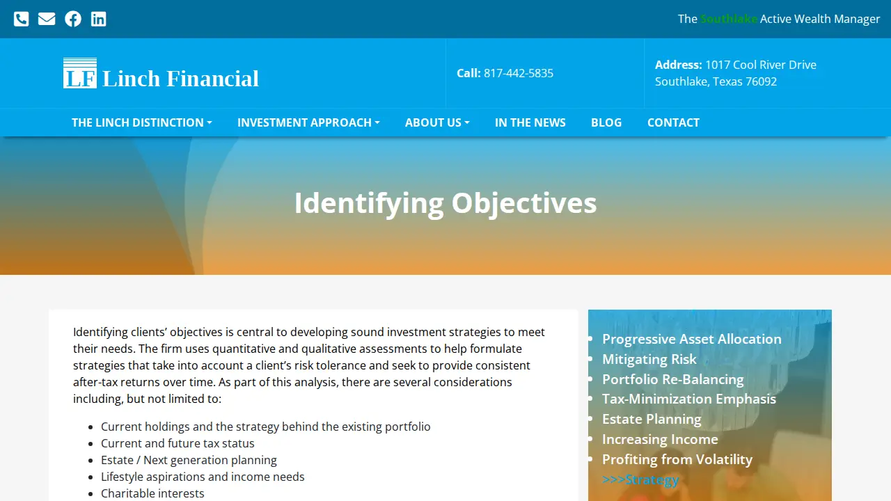 Linch Financial, LLC page
