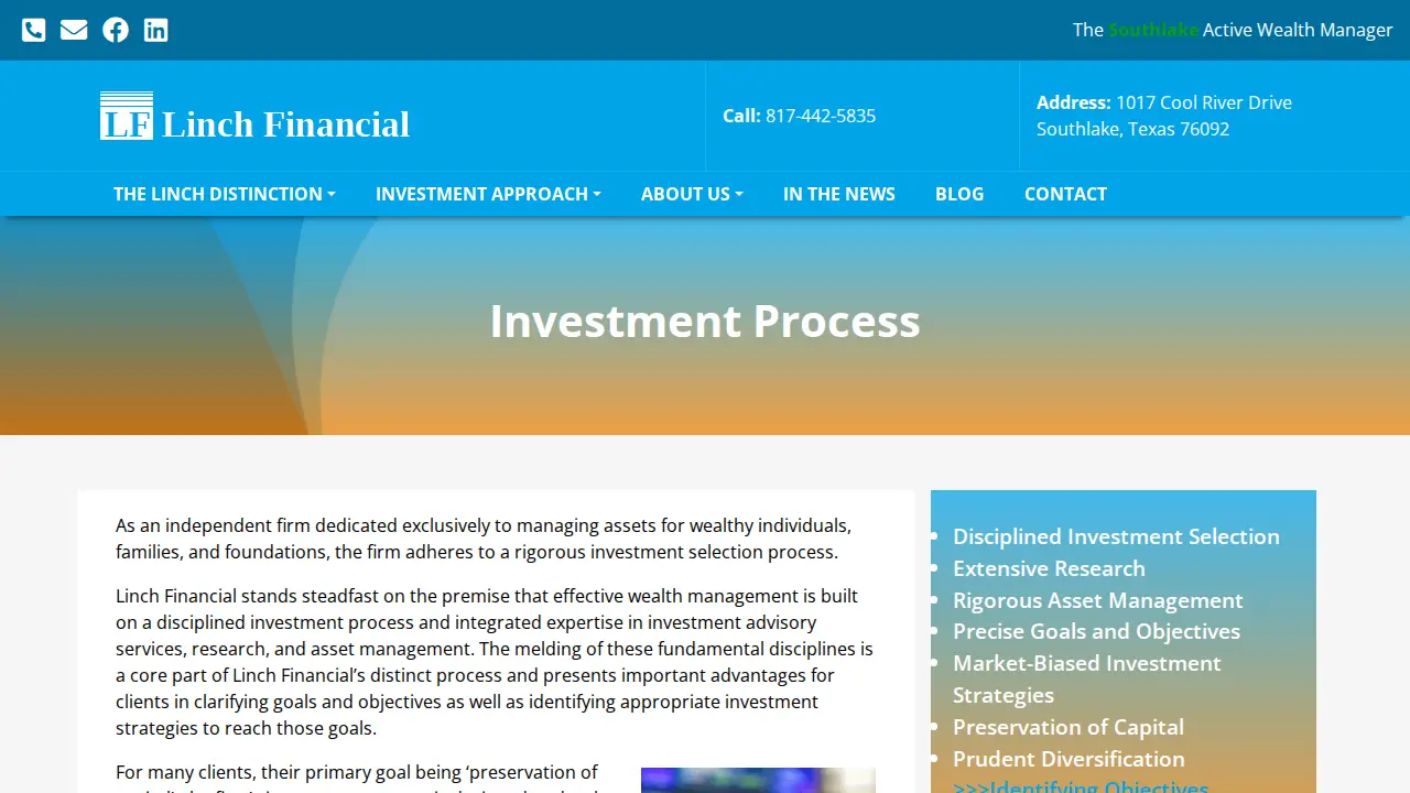 Linch Financial, LLC page