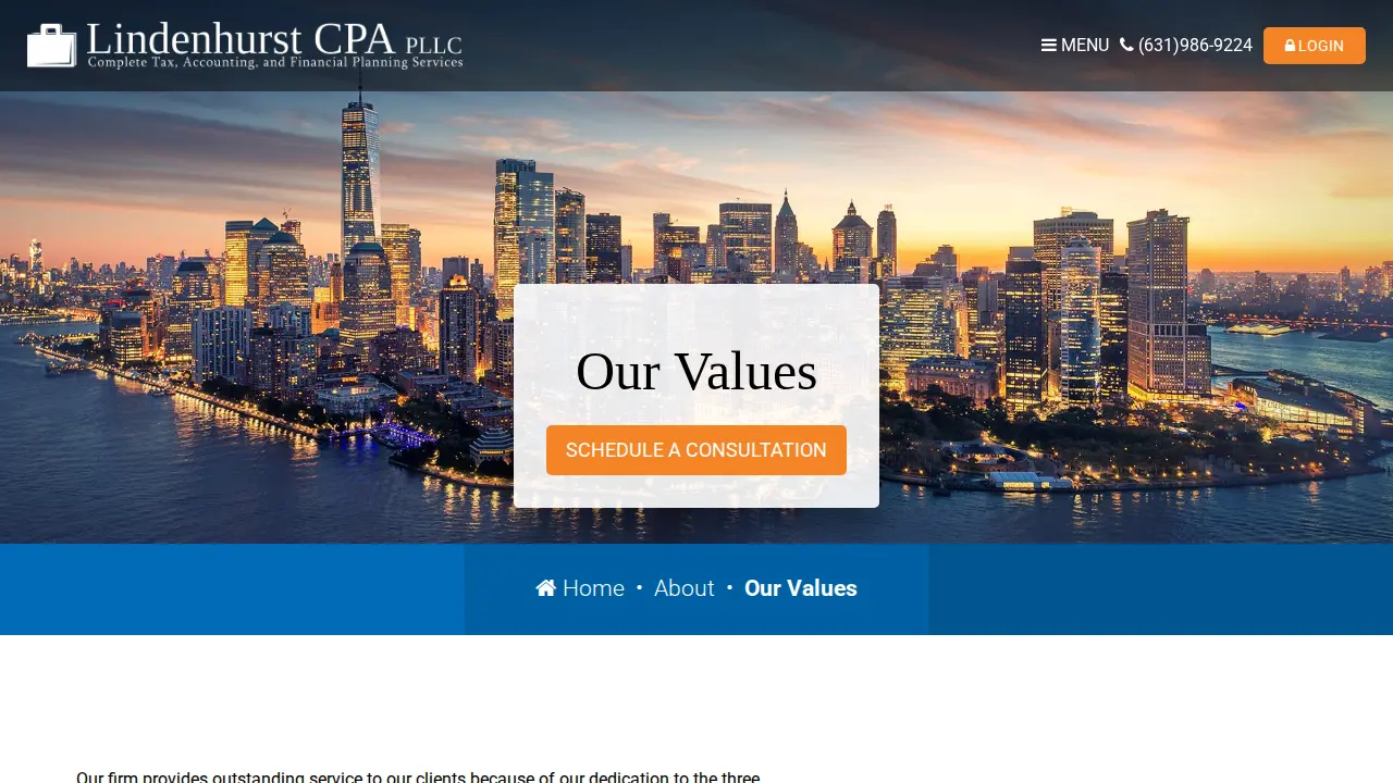 Lindenhurst CPA PLLC page