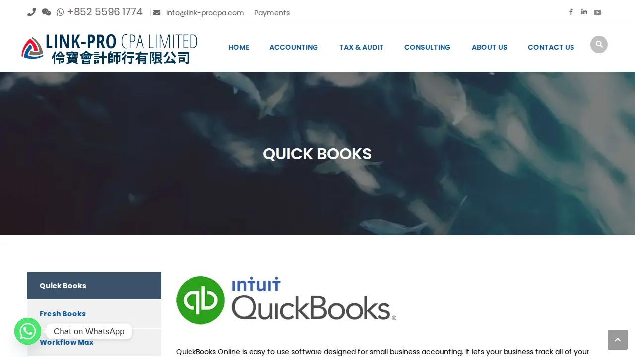 Link-Pro CPA Limited page