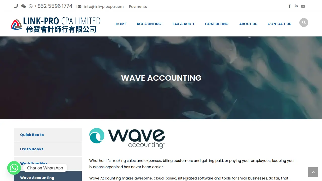 Link-Pro CPA Limited page