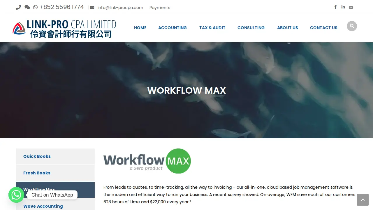 Link-Pro CPA Limited page
