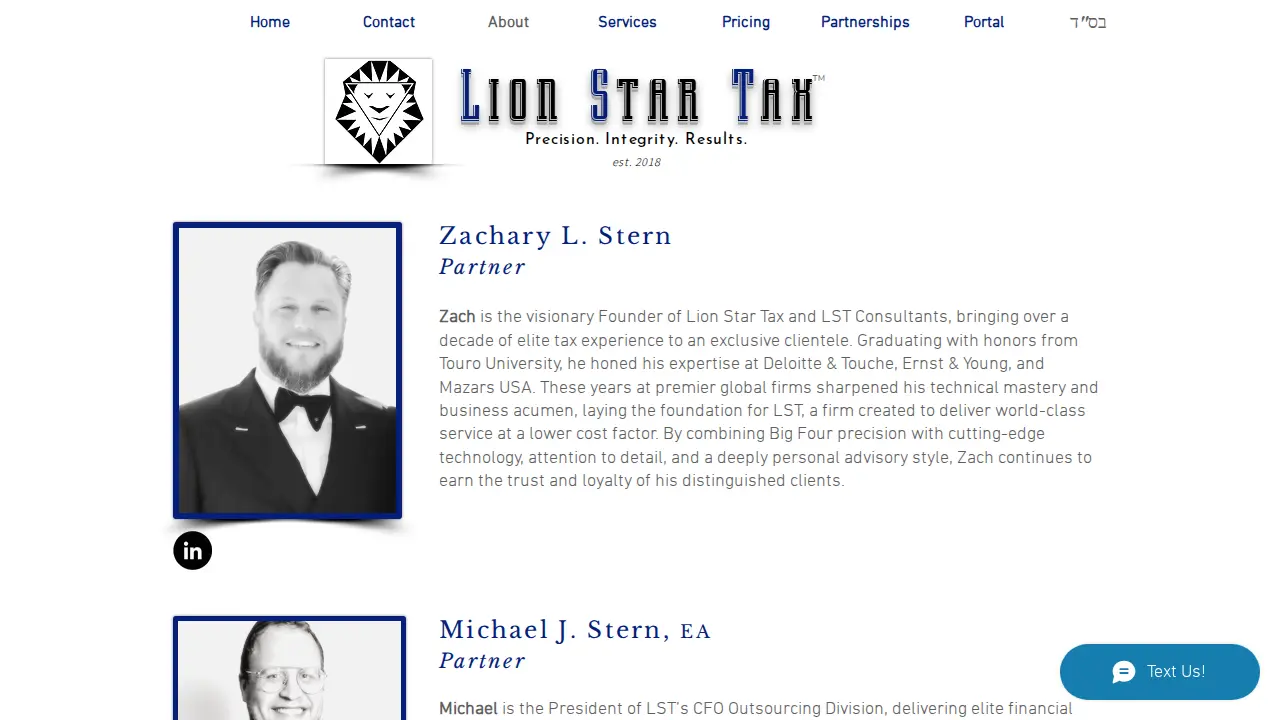 LST Lion Star Tax | Strategic Tax Advisors page