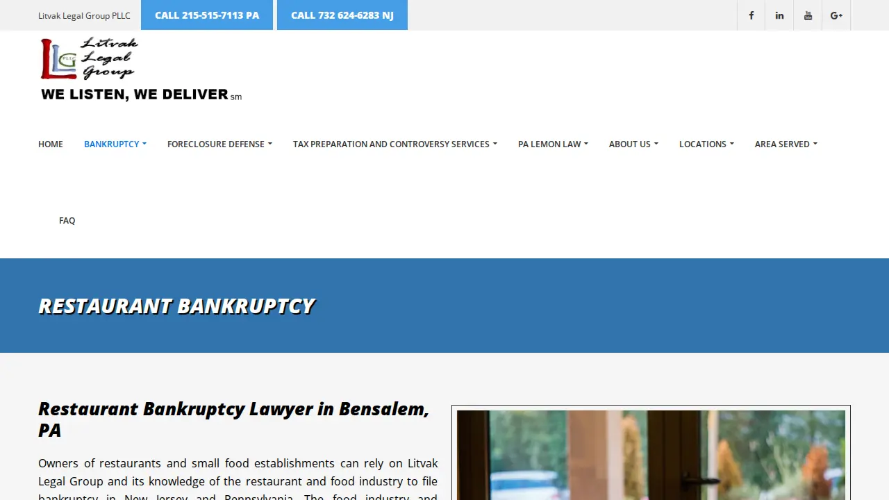 Litvak Legal Group, PLLC page