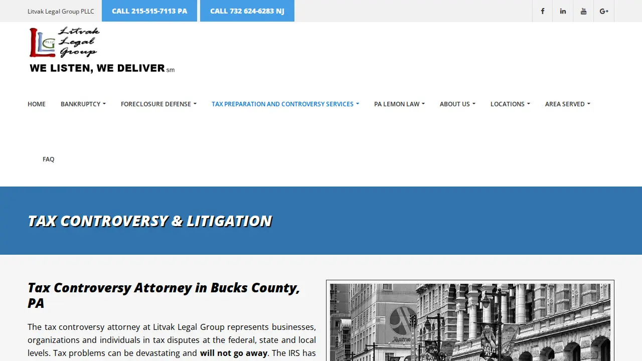 Litvak Legal Group, PLLC page