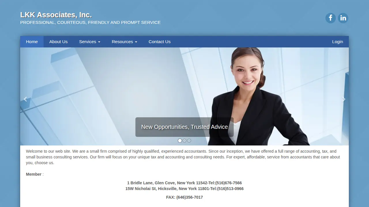 LKK Associate Inc page