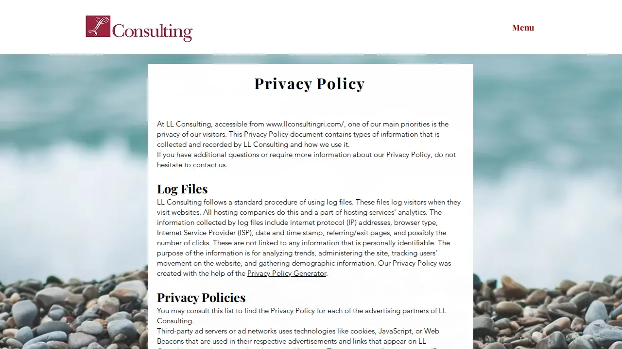 LL Consulting Inc page