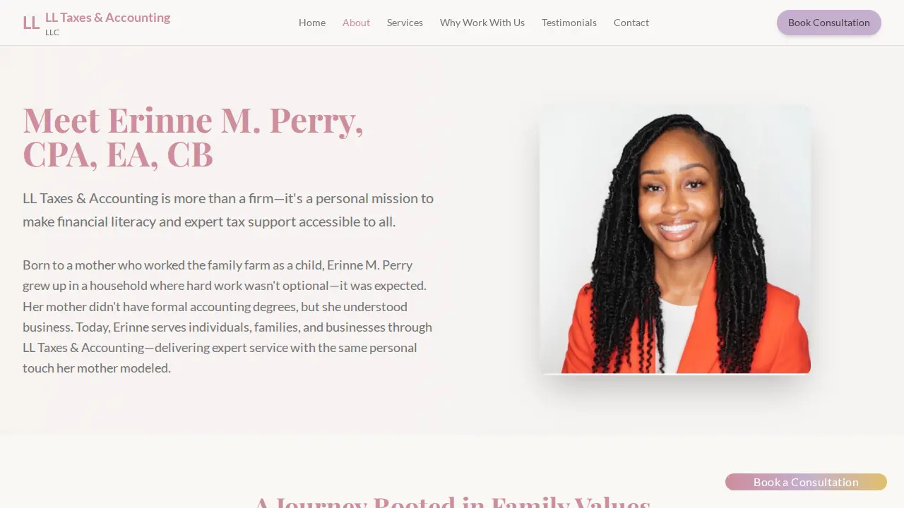 LL Taxes & Accounting, LLC page
