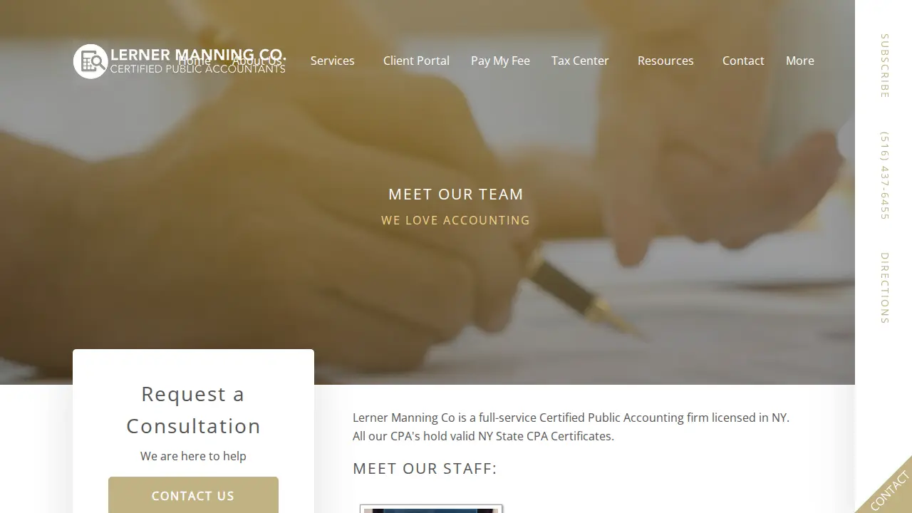 Lerner Manning page