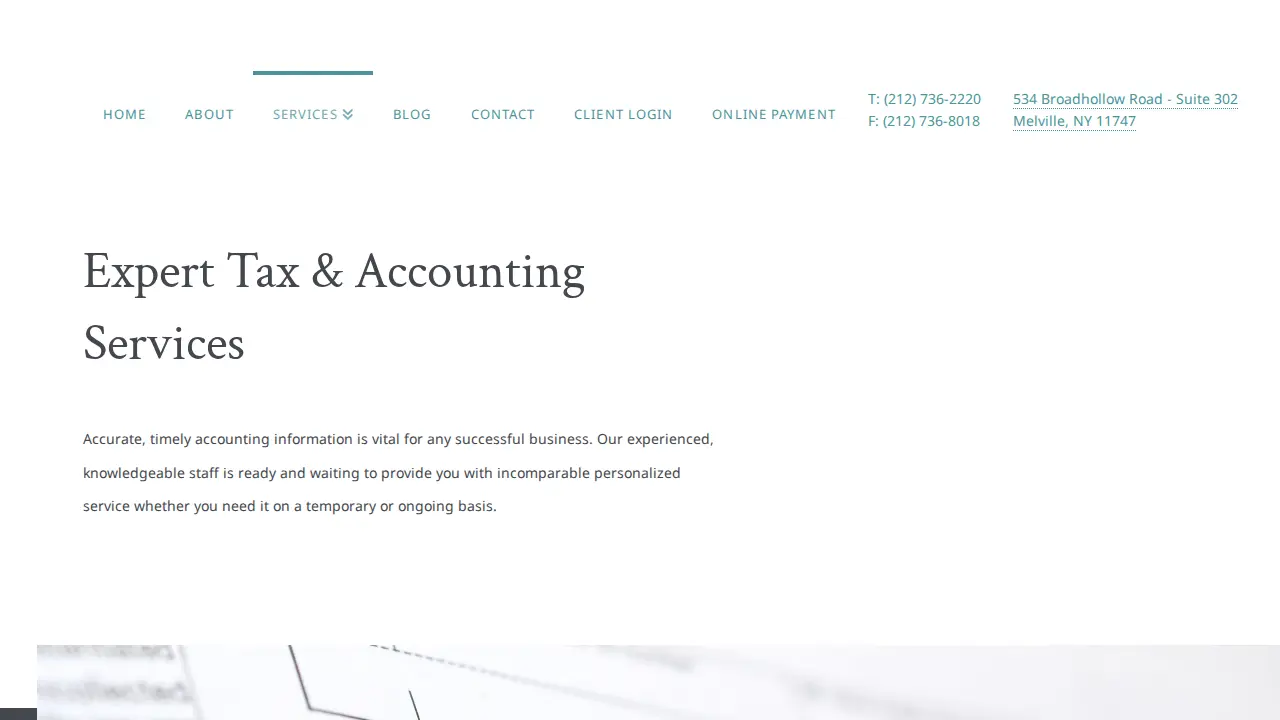 Lehman Flynn Vollaro CPA's PLLC page