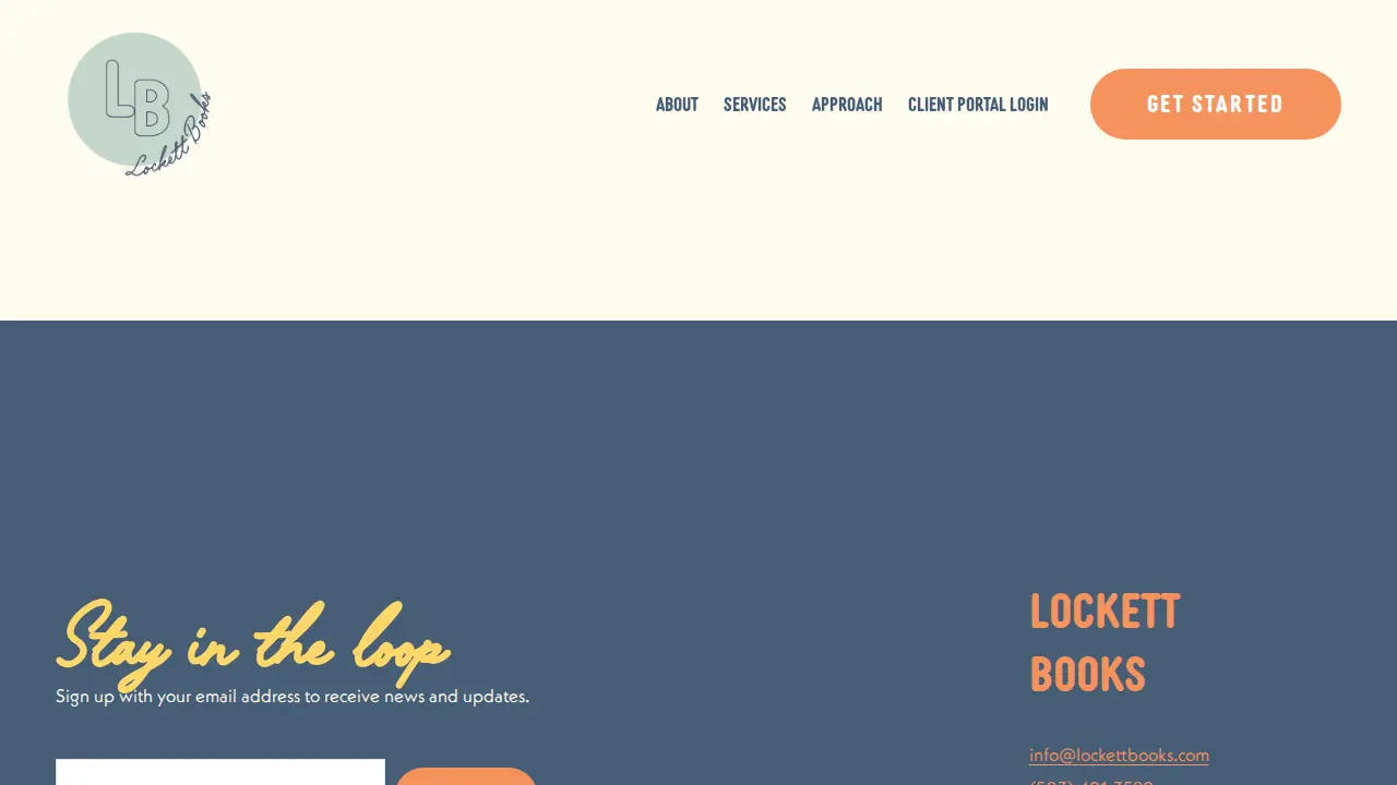 Lockett Books Bookkeeping Solutions page