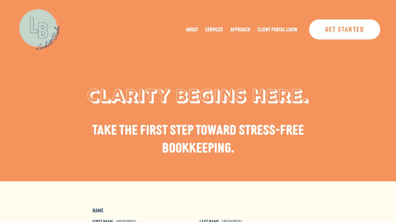 Lockett Books Bookkeeping Solutions page