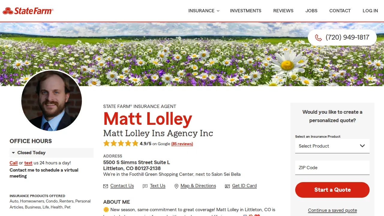 Matt Lolley - State Farm Insurance Agent