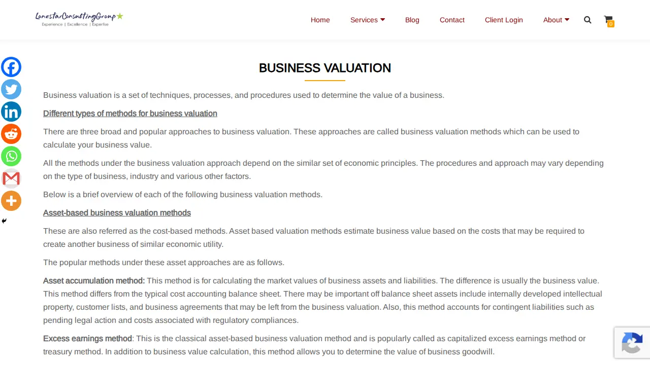 Lonestar Consulting Group page