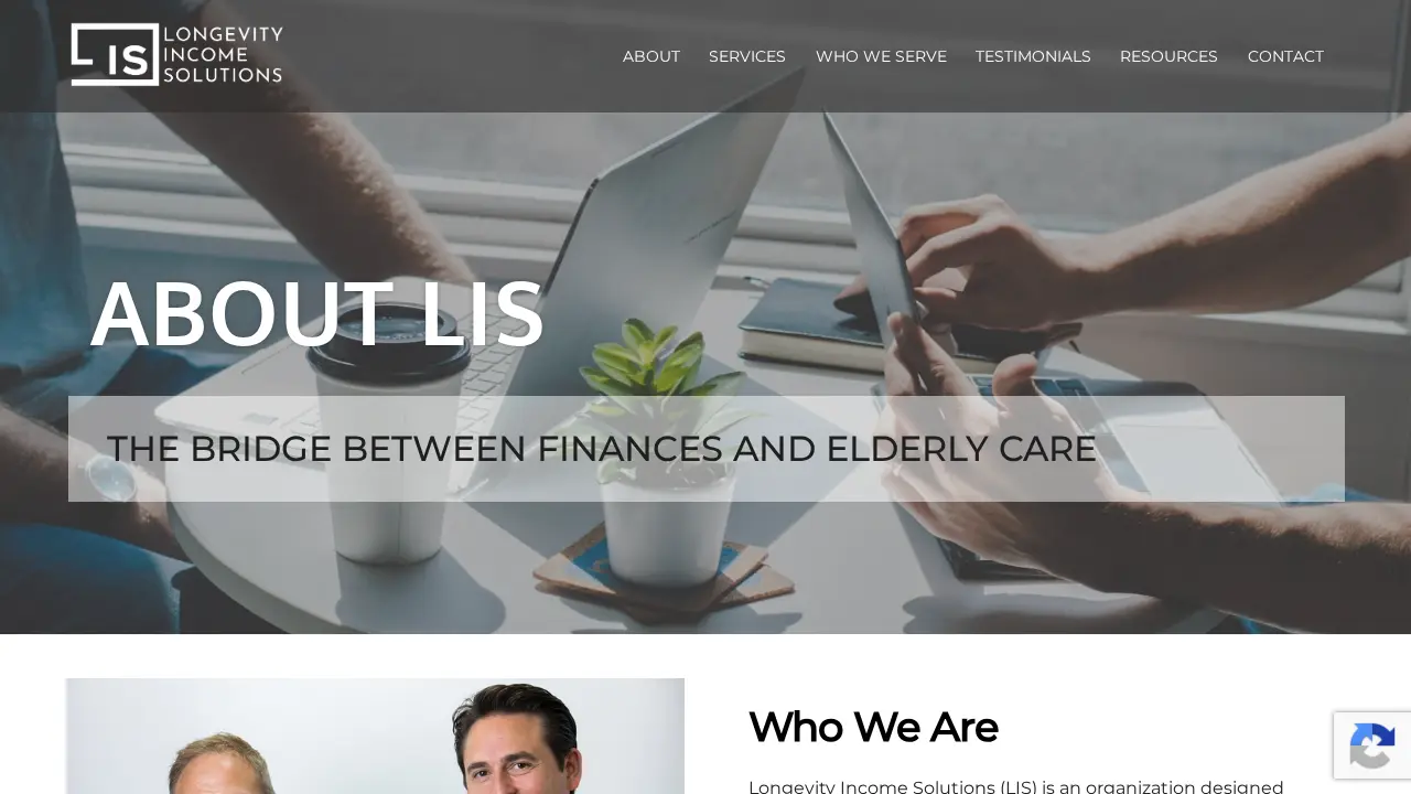 Longevity Income Solutions page